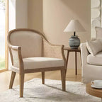 Poltrona Gordon Farmhouse in rattan e legno massello | HULALA HOME