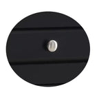 Kings Brand Furniture Madia Porta Bottiglie Tavolo Consolle da Portata con Contenitore, Nero