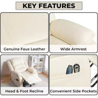Poltrona Reclinabile con Sollevamento Elettrico con Borchie Premium Home Imports Emporium