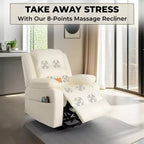 Poltrona Reclinabile con Sollevamento Elettrico con Borchie Premium Home Imports Emporium