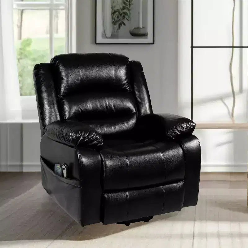 Poltrona Reclinabile con Sollevamento Elettrico con Borchie Premium Home Imports Emporium