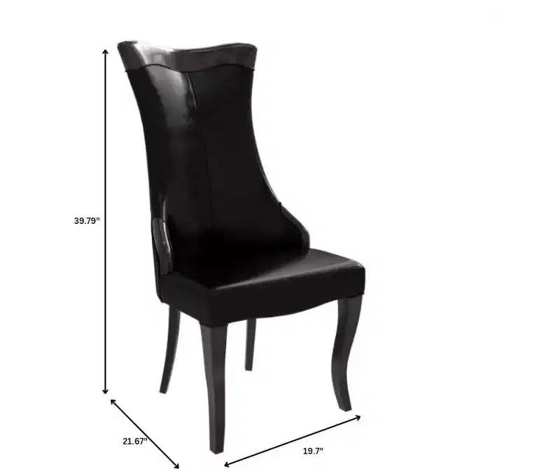 Sedia da pranzo LeisureMod imbottita in pelle/velluto, comoda sedia da cucina con gambe in legno di caucciù, serie Novara, set da 4