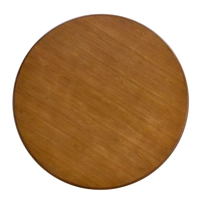 Christopher Knight Home Tavolo Wedy Rotondo 46,85 a 4 Posti Altezza Bancone con Gambe a Forcina