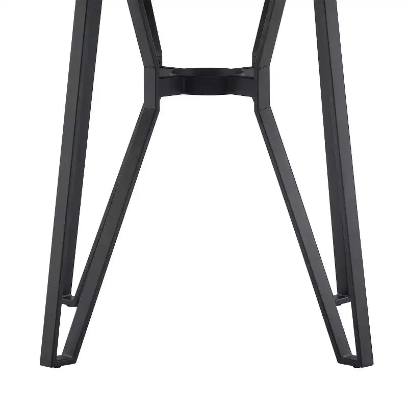 Christopher Knight Home Tavolo Wedy Rotondo 46,85 a 4 Posti Altezza Bancone con Gambe a Forcina