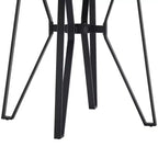 Christopher Knight Home Tavolo Wedy Rotondo 46,85 a 4 Posti Altezza Bancone con Gambe a Forcina