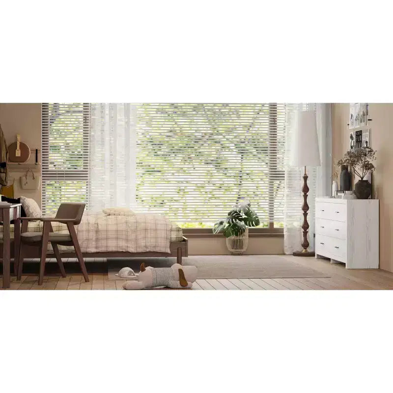 Cassettiera Famapy con Sei Cassetti Effetto Legno e Maniglie Nere per Soggiorno