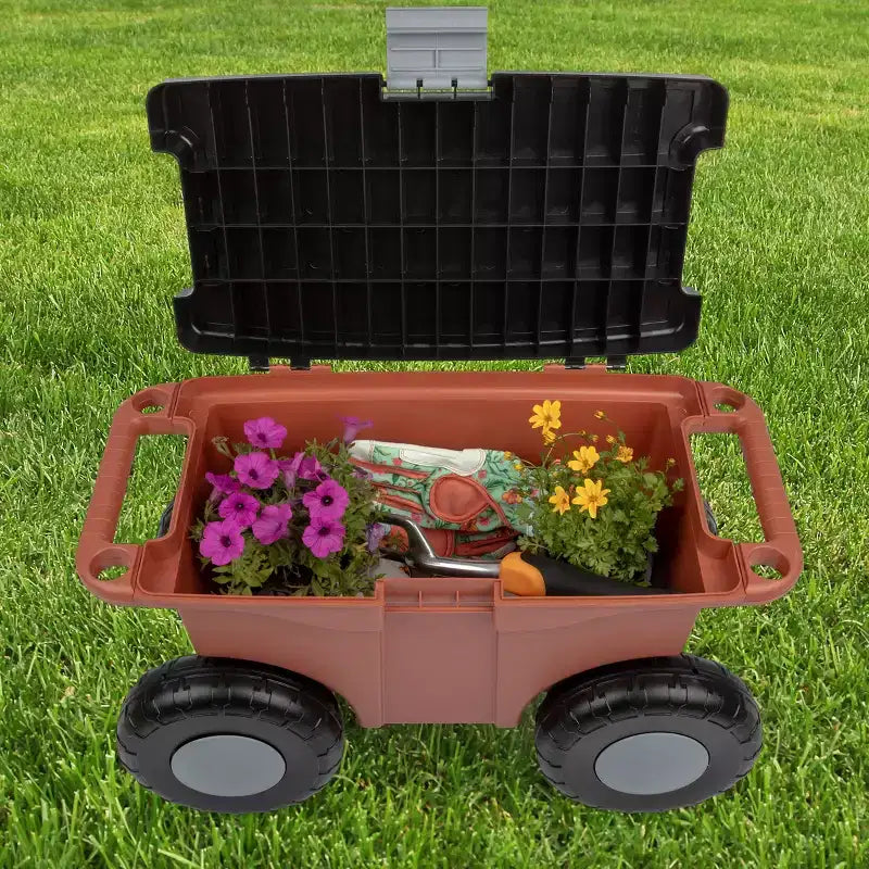 Carrello da giardino Pure Garden con seduta