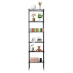 BestMassage 6-Tier Wire Shelf Unit Heavy-Duty Metal Shelving with Stable Base for Organizing Books Toys Clothes Kitchenware