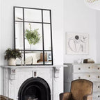 PexFix Specchio da parete con cornice in metallo ad arco