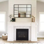 PexFix Specchio da parete con cornice in metallo ad arco