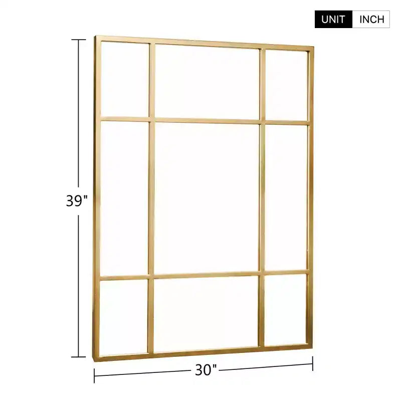 PexFix Specchio da parete con cornice in metallo ad arco