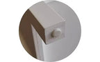 Kings Brand Furniture Evans, Credenza/Mobile Contenitore/Tavolo Consolle con Armadietti, Bianco