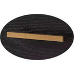 Tavolino/Comodino moderno Kings Brand Furniture Sendero con mobiletto e mensola, per camera da letto, soggiorno o ufficio