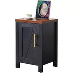Tavolino/Comodino moderno Kings Brand Furniture Sendero con mobiletto e mensola, per camera da letto, soggiorno o ufficio