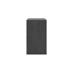 Comodino Signature Design by Ashley Candanew a 2 cassetti con porte di ricarica USB, grigio antracite