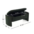 Pouf contenitore moderno imbottito Christopher Knight Home Jacob Boulce
