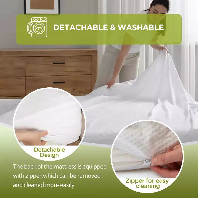 BestMassage Materasso da 10 pollici in schiuma di memoria gel Materassi di media rigidità per sonno fresco e sollievo dalla pressione Certificato CertiPUR-US