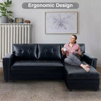 Divano componibile trasformabile Home Imports Emporium con chaise longue contenitore e porte USB integrate per salotti moderni