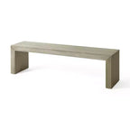 Christopher Knight Home Alveton 63 Panca da Pranzo in Legno di Acacia