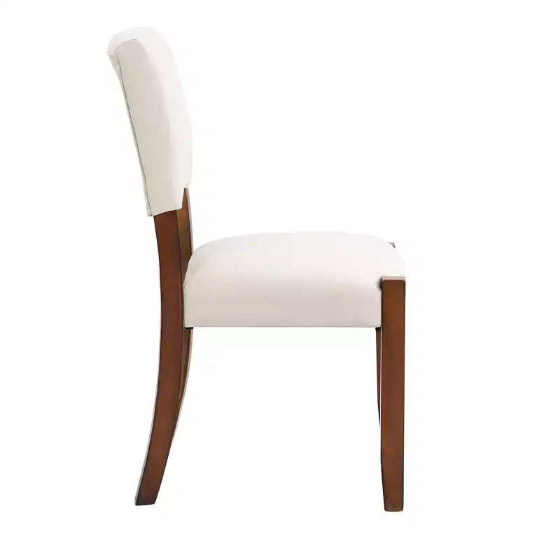 Set da pranzo moderno di 4/5 pezzi Set da pranzo salvaspazio con tavolo in finto marmo, 2 sedie imbottite e panca, bianco+marrone-ModernLuxe