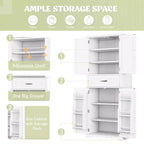 Christopher Knight Home Mobiletto da Bagno Moderno Ashbur con Cassetto e Ripiano Regolabile