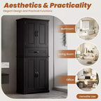 Christopher Knight Home Mobiletto da Bagno Moderno Ashbur con Cassetto e Ripiano Regolabile