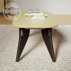Tavolino da caffè Hoek Long, 47,5 x 20, rettangolare, design salvaspazio e portatile, montaggio con un clic senza attrezzi con gancio a muro