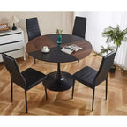 MAYEERTY Comodino in legno a 3 cassetti, comodino con gambe in legno massello