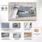 Letto a soppalco CasePiece in velluto (2/2)