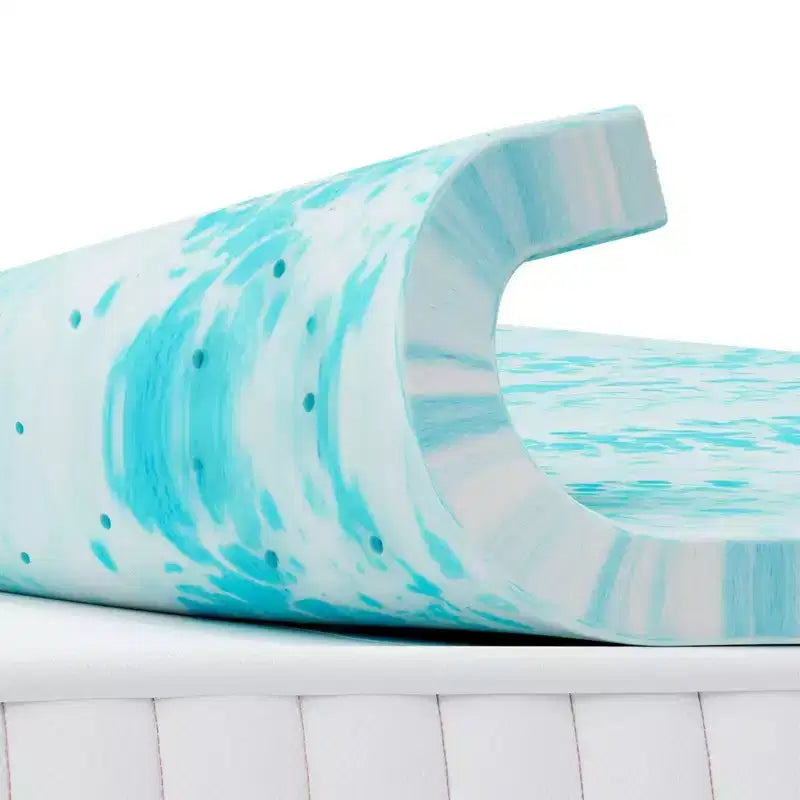 Materasso in Memory Foam Blu Morbido da 2 Pollici Queen Size: Sperimenta il Massimo Comfort con la Nostra Soluzione Premium per il Sonno
