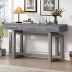 Elegante consolle con tre cassetti, tavolino da ingresso extra lungo per ingresso, corridoio, soggiorno, foyer, corridoio