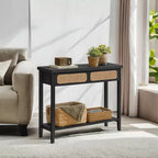 arrow Console Table Tavolo consolle con cassetti Piccolo tavolo d'ingresso Tavolo consolle in rattan Tavolo consolle d'ingresso Tavolo consolle in legno