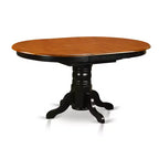 HomeStock Kenley Set da pranzo 7 pezzi, finitura Ciliegio Nero