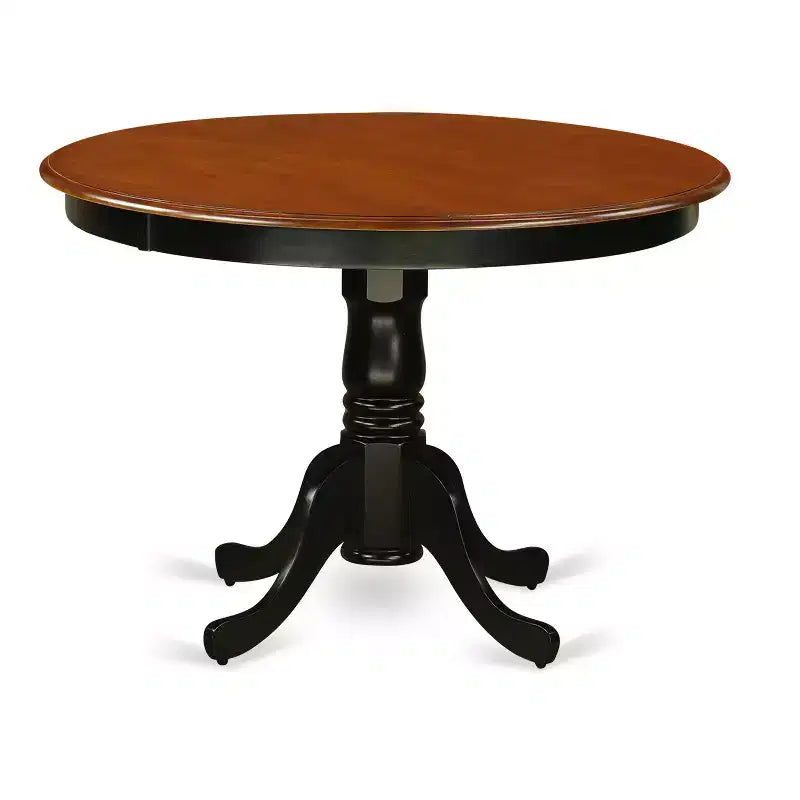 HomeStock Set 5 Pezzi Tavolo e Sedie da Cucina Ciliegio Nero
