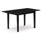 Set da pranzo HomeStock 5 pezzi, tavolo rettangolare, sedie Parson in lino, moderno