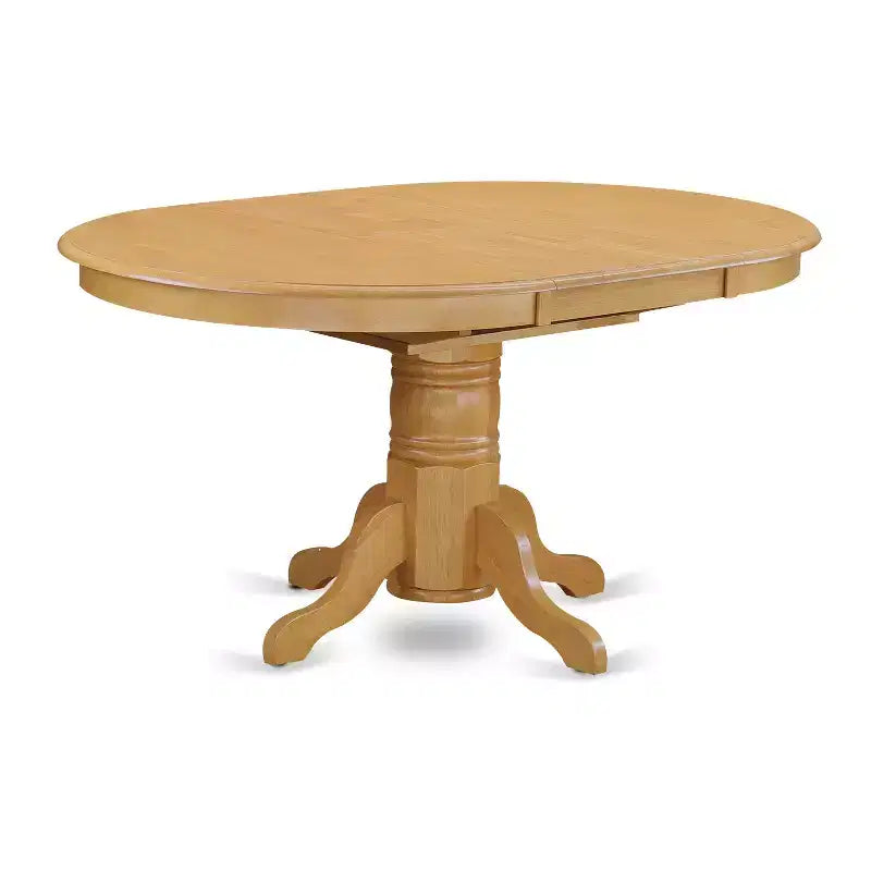 Set da Pranzo/Cucina Ovale HomeStock con Sedie in Tessuto di Lino Color Rovere