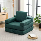 HYEORY Poltrona Pieghevole Moderna Trasformabile Divano Letto Futon