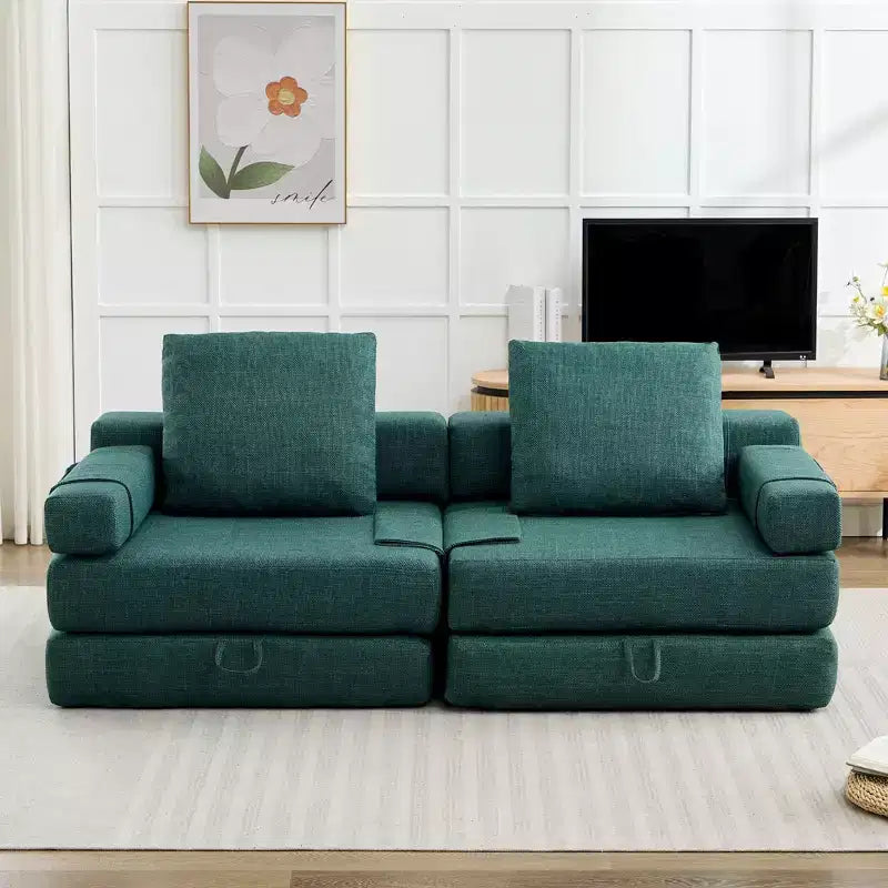 HYEORY Poltrona Pieghevole Moderna Trasformabile Divano Letto Futon