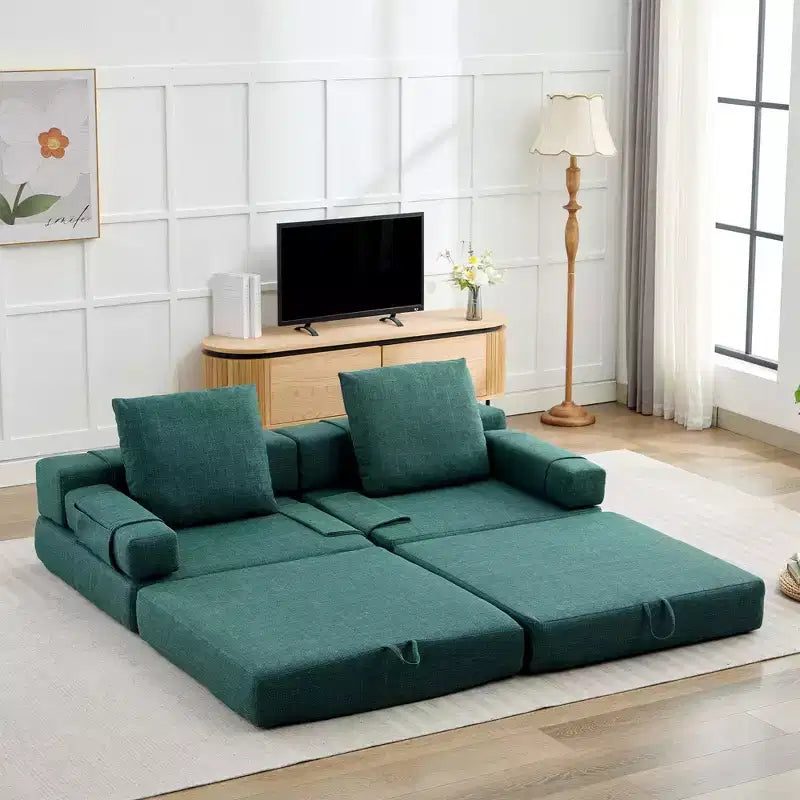 HYEORY Poltrona Pieghevole Moderna Trasformabile Divano Letto Futon
