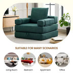 HYEORY Poltrona Pieghevole Moderna Trasformabile Divano Letto Futon