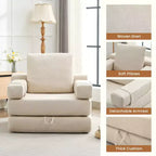 HYEORY Poltrona Pieghevole Moderna Trasformabile Divano Letto Futon