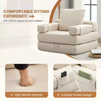 HYEORY Poltrona Pieghevole Moderna Trasformabile Divano Letto Futon
