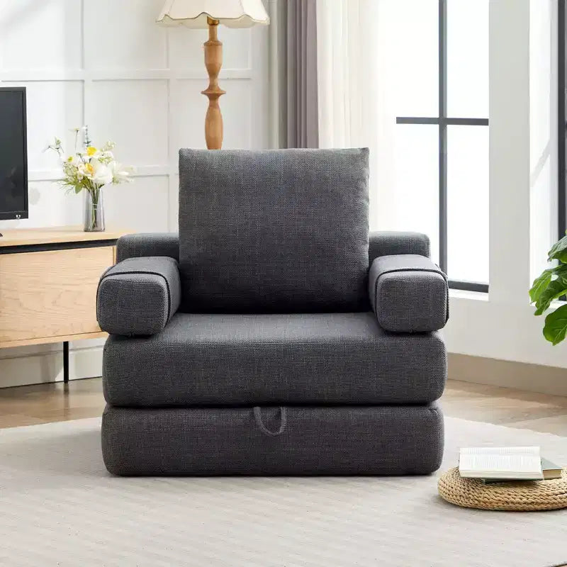 HYEORY Poltrona Pieghevole Moderna Trasformabile Divano Letto Futon