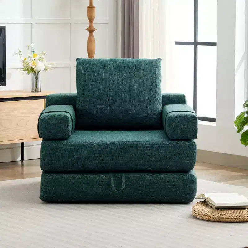 HYEORY Poltrona Pieghevole Moderna Trasformabile Divano Letto Futon