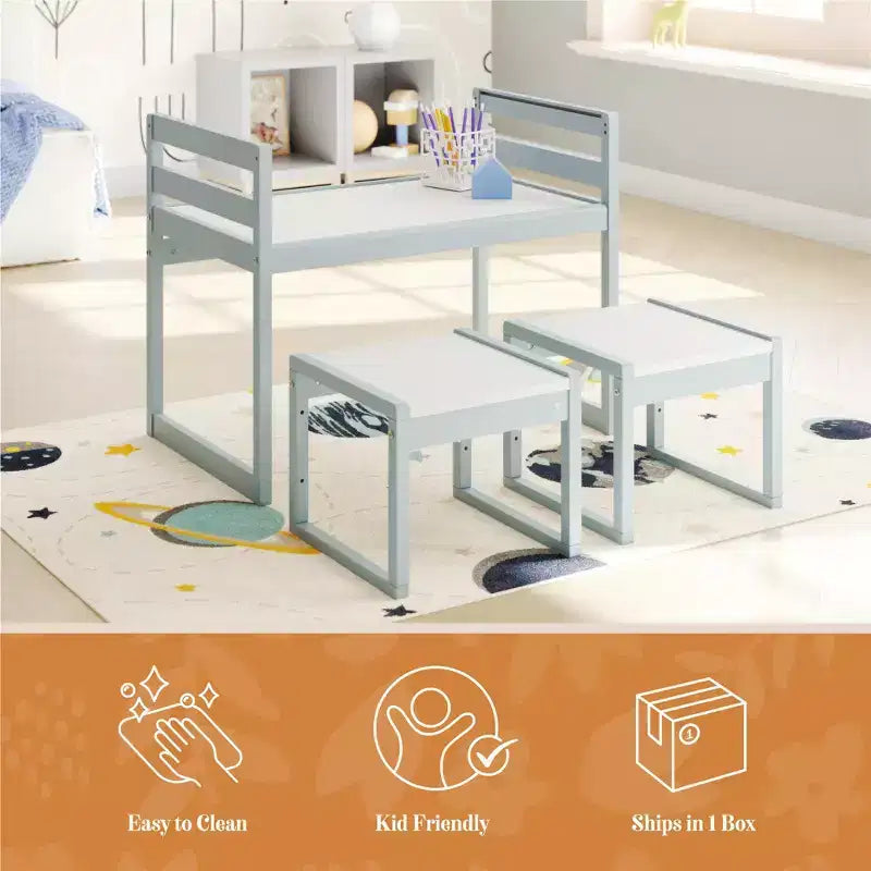 Set di 3 tavoli attività per bambini Max & Finn Signy