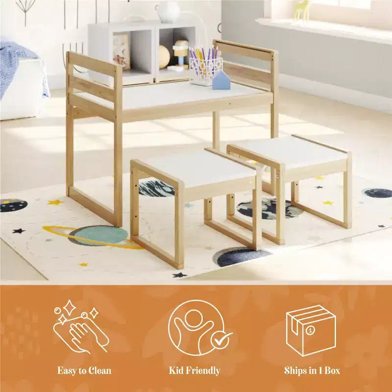 Set di 3 tavoli attività per bambini Max & Finn Signy