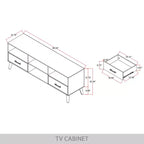 Consolle porta TV ChaletPosh