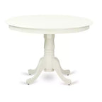 Tavolo da Cucina Moderno HomeStock con Piano e Gambe a Piedistallo in Legno Asiatico