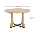 Christopher Knight Home Belle Set da Pranzo 5 Pezzi in Legno Rivestito Stile Moderno di Metà Secolo