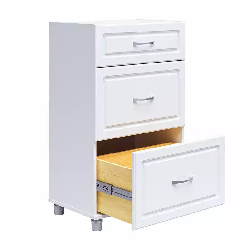 Base a 3 cassetti Kendall 24, bianco